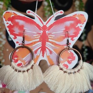 Boho tassel earrings
